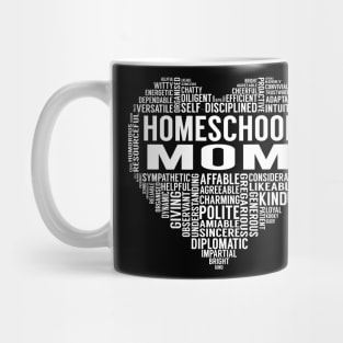 Homeschool Mom Heart Mug